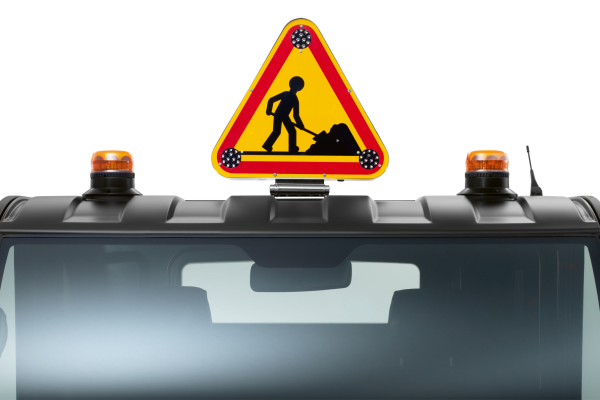 Minicar AIXAM D-Truck Kit triangolo di segnalazione e lampeggianti a LED