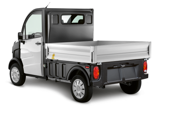 Minicar AIXAM D-Truck Vista 3/4 posteriore